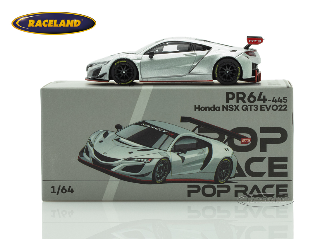 Honda NSX GT3 EVO22 silver