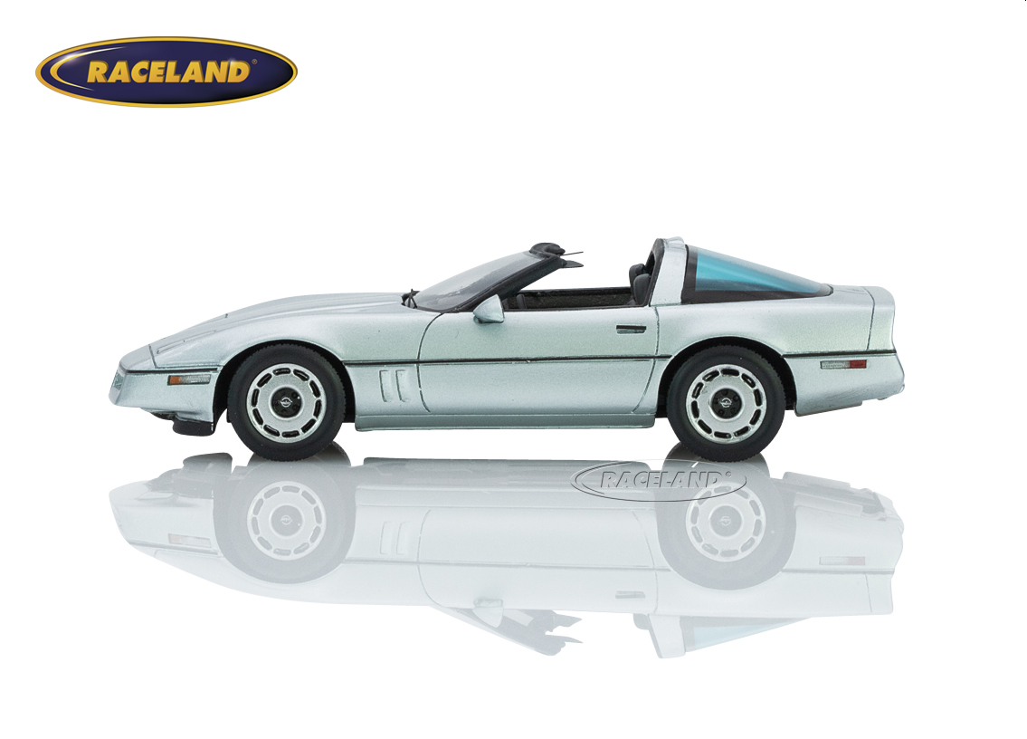Chevrolet Corvette C4 1984 open - silver