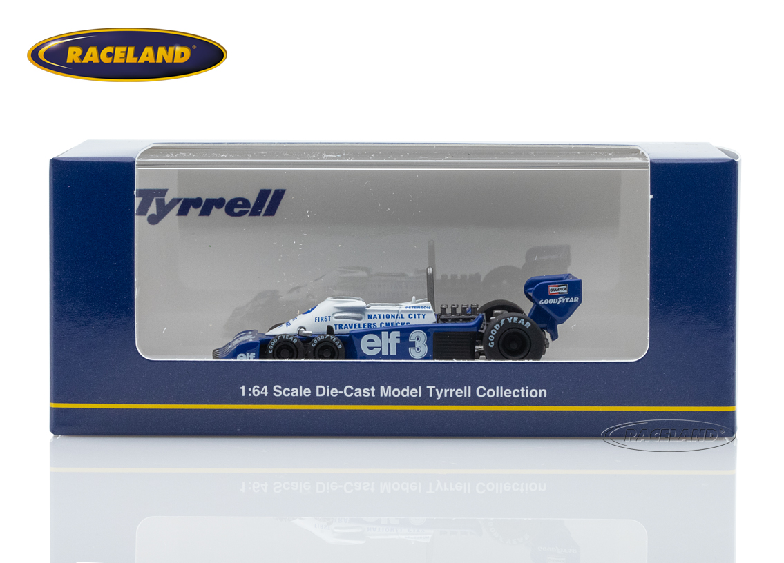 Tyrrell P34 Cosworth V8 F1 six wheel elf 1977