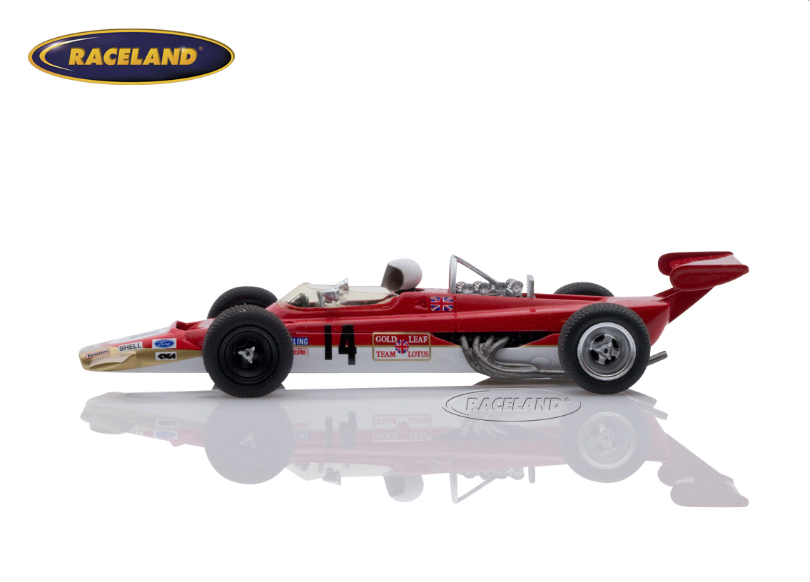 Lotus 63 Cosworth V8 F1 Gold Leaf French GP Clermont-Ferrand 1969