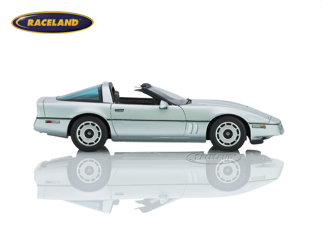 Chevrolet Corvette C4 1984 open - silver