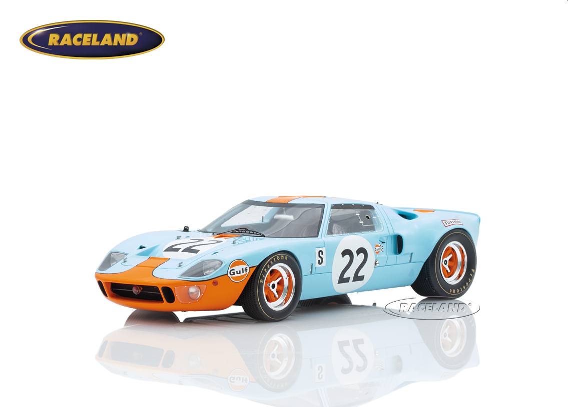 Ford GT40 Gulf John Wyer Automotive winner Sebring 12H WSC 1969