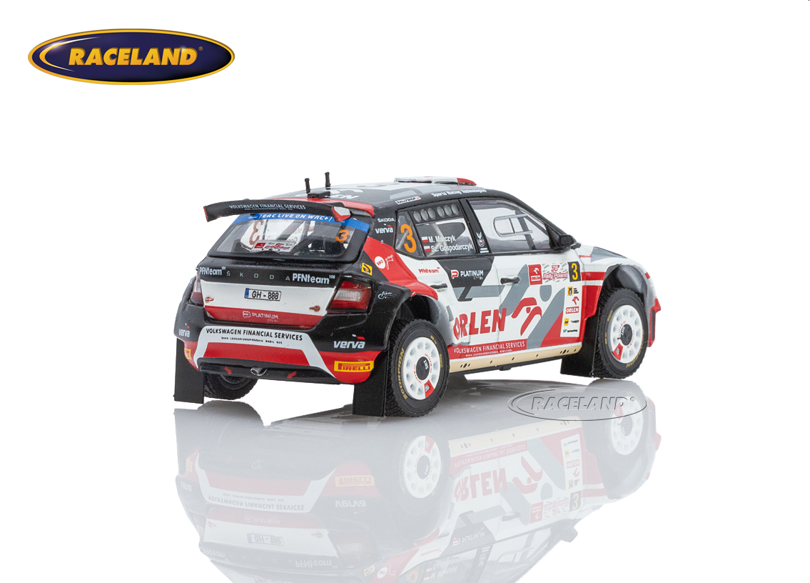 Skoda Fabia Rally2 evo Orlen Team winner Rally Poland ERC 2022