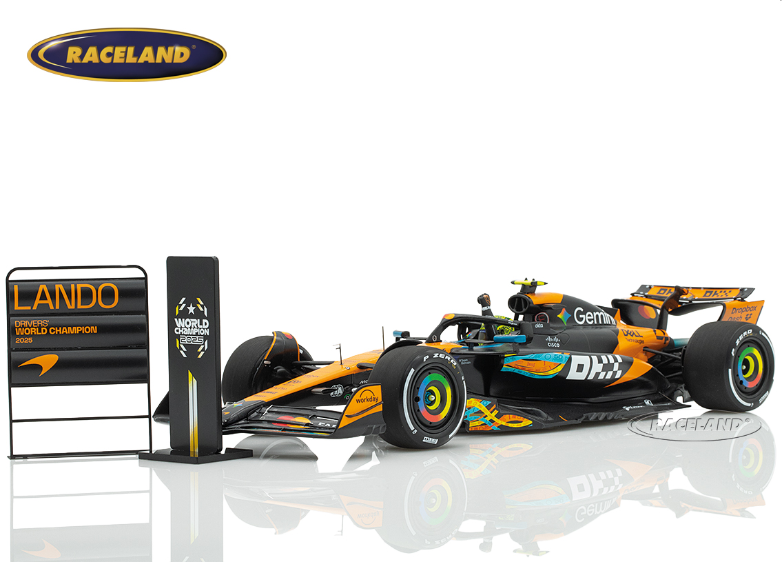 McLaren MCL39 Mercedes F1 3° Abu Dhabi GP World Champion 2025