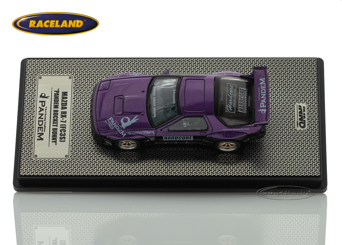 Mazda RX7 FC3S Pandem Rocket Bunny widebody kit - purple