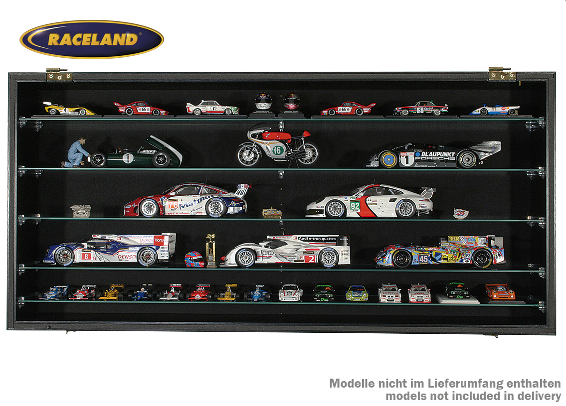 Display cabinet Raceland 100% dustproof display