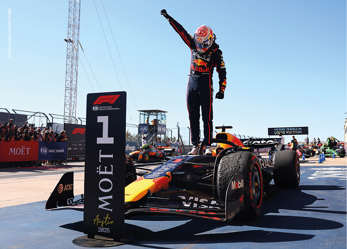 Red Bull RB21 Honda RBPT F1 winner US GP Austin 2025
