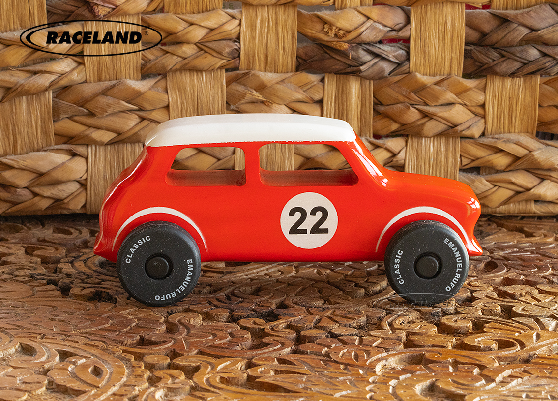 Wooden toy racer no.15