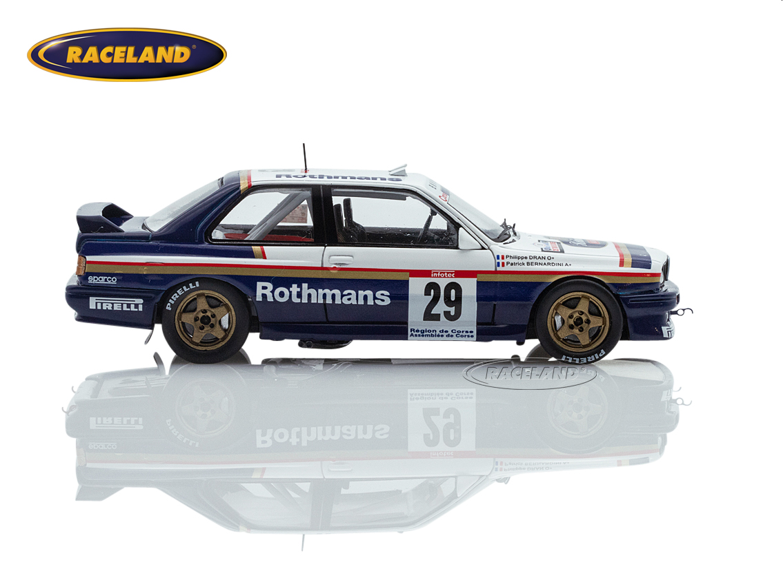 BMW M3 E30 Rothmans Racing 7° Tour de Corse Rally France 1991