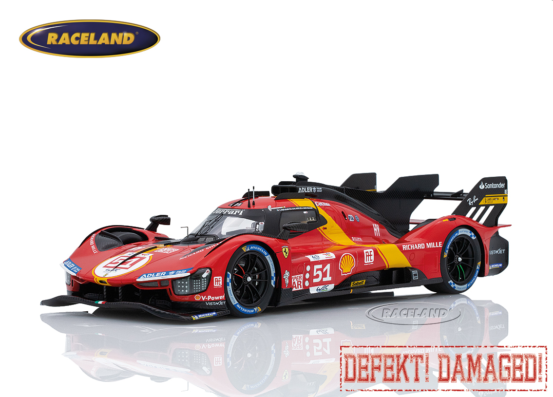 Ferrari 499P LMH Team Ferrari AF Corse winner Le Mans 2023