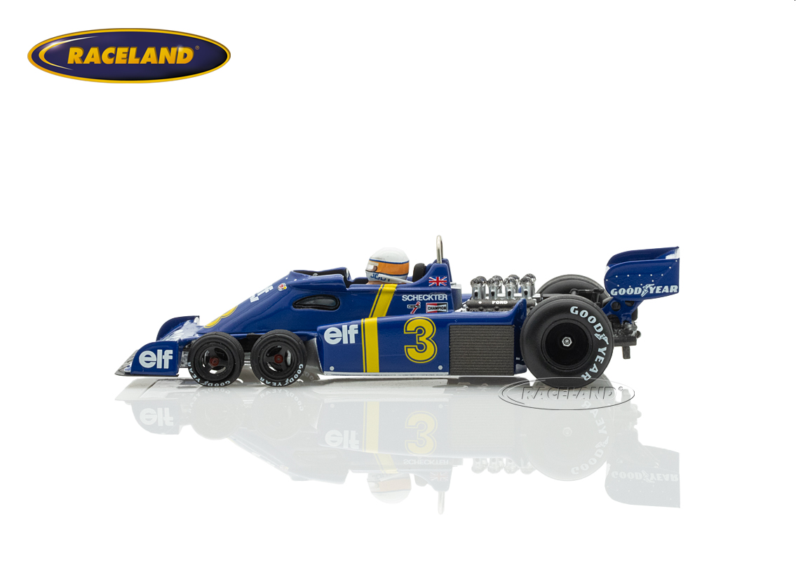 Tyrrell P34 Cosworth V8 elf Team Tyrrell F1 winner Swedish GP Anderstorp 1976