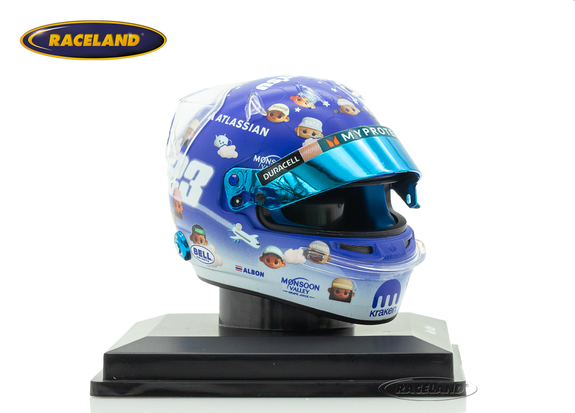 Helmet Team Williams Atlassian Racing British GP 2025