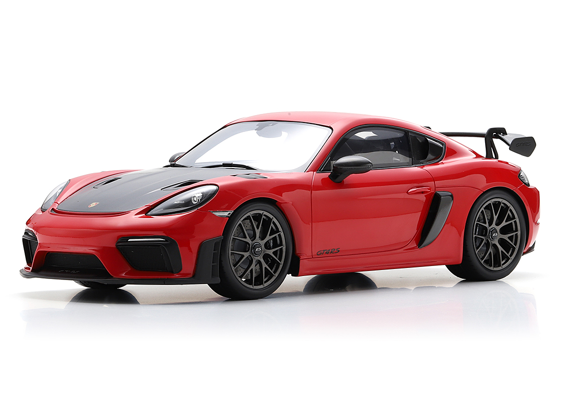Porsche 718 Cayman GT4 RS 2024 - guards red with Weissach Package
