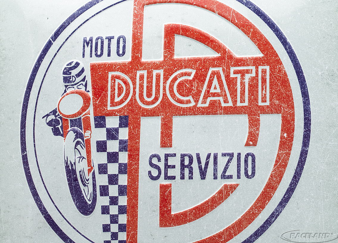 tin sign Ducati - Moto Servizio Meccanica 30 x 40cm