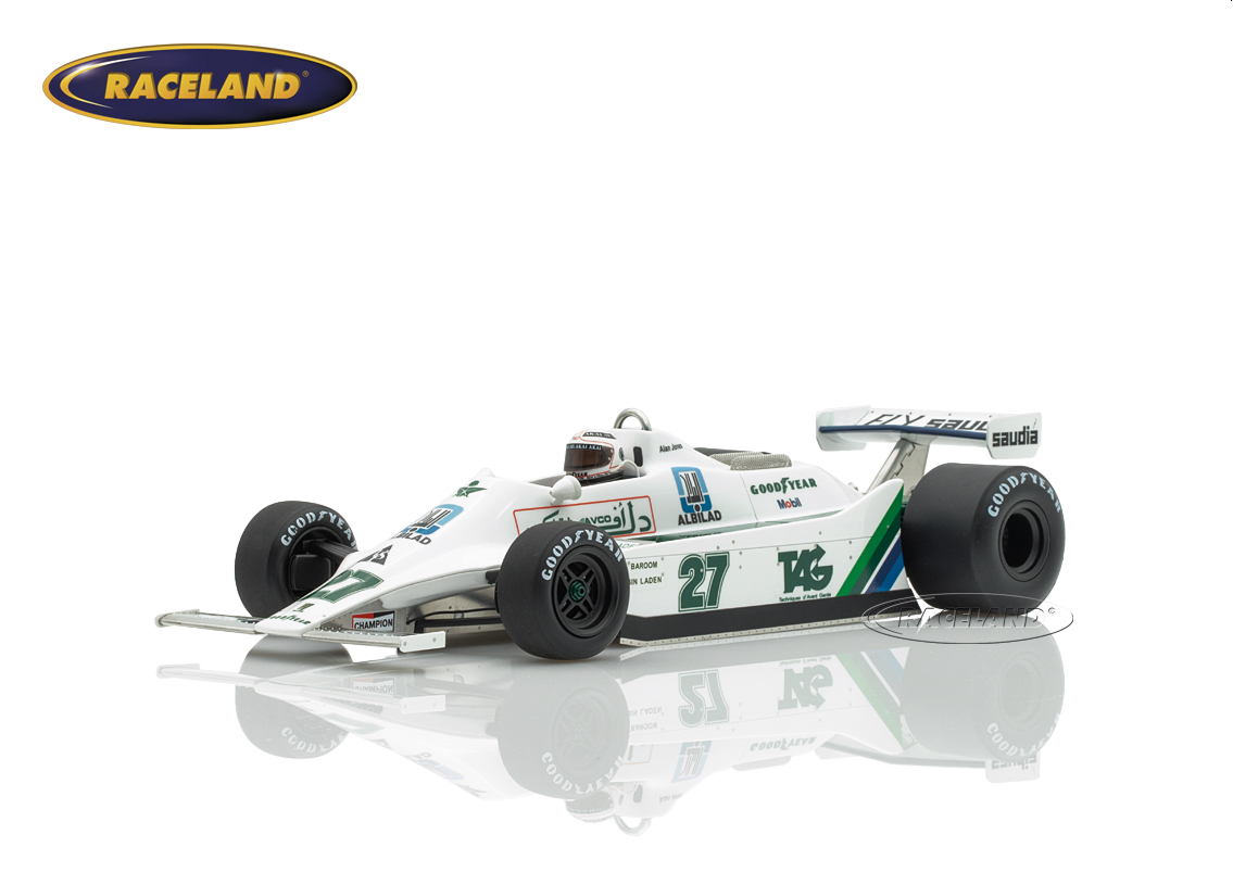 Williams FW07 Cosworth V8 F1 Saudia winner Dutch GP Zandvoort 1979
