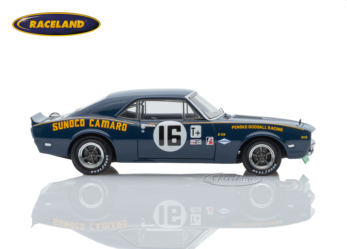 Chevrolet Camaro I Z28 Roger Penske Sunoco 4° 12H Sebring 1968