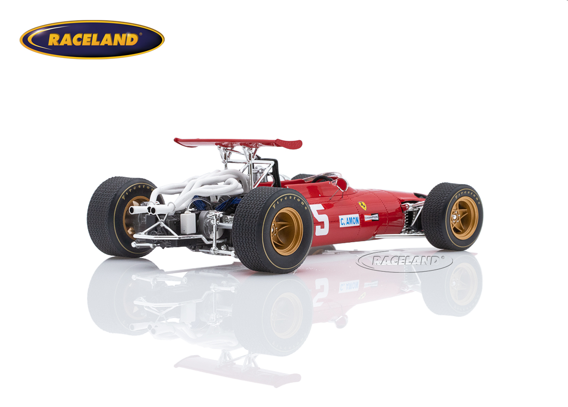 Ferrari 312/68 V12 F1 Scuderia Ferrari 2° British GP Brands Hatch 1968