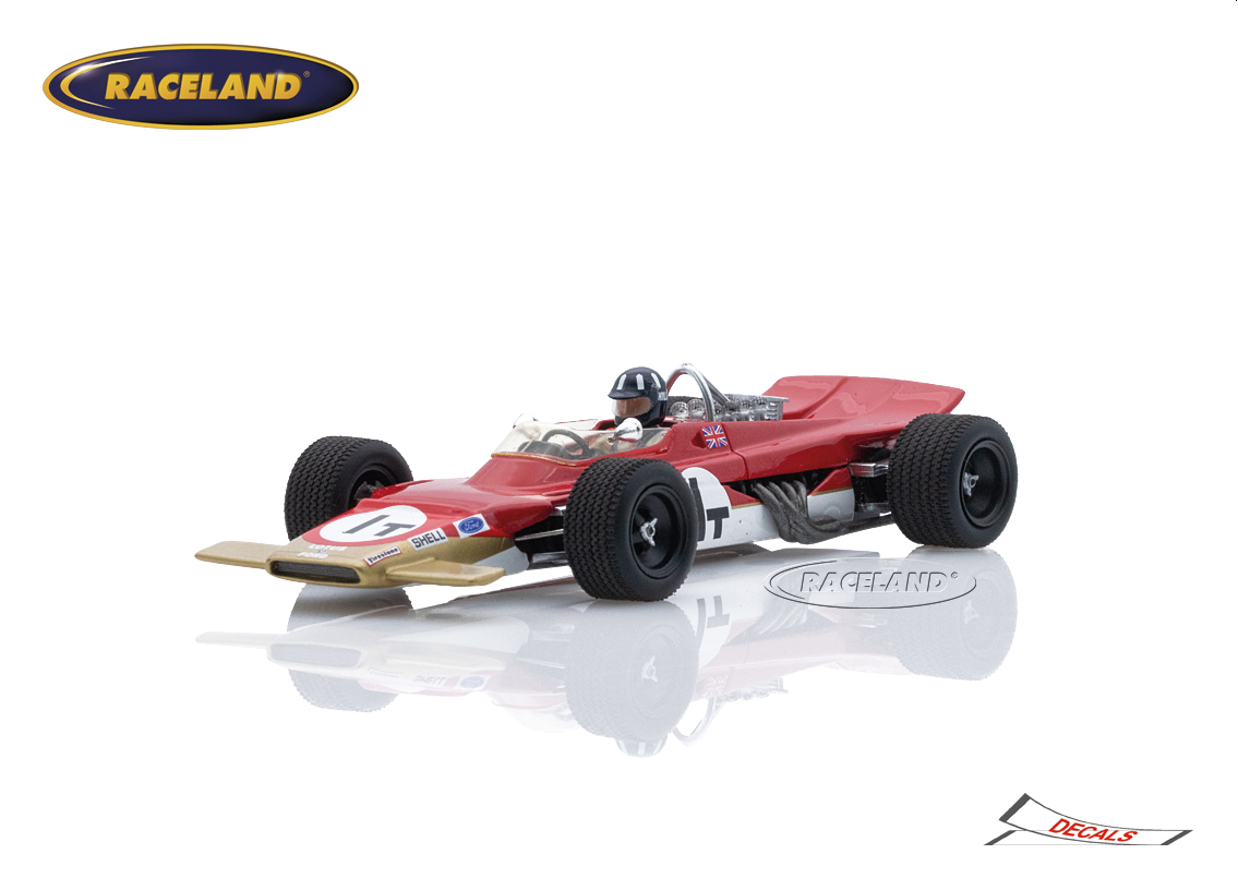 Lotus 63 Cosworth 4WD 63-02 F1 Gold Leaf practice Dutch GP Zandvoort 1969