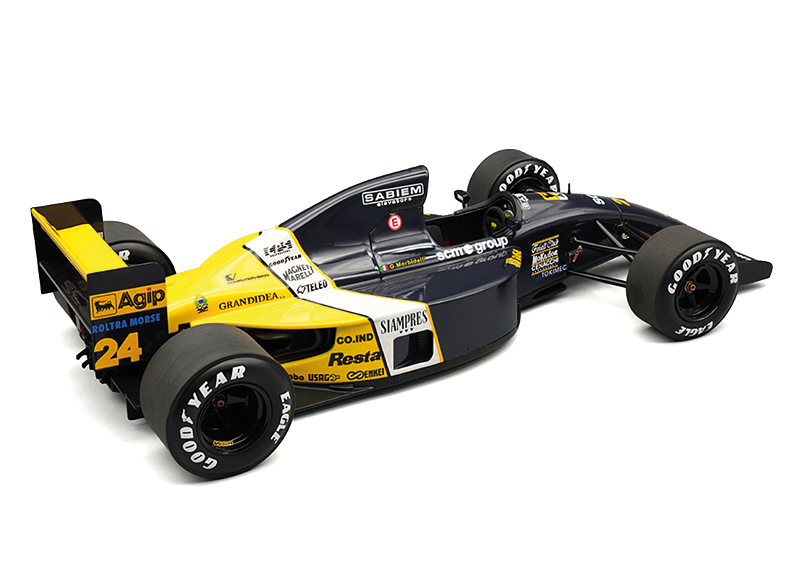 Minardi M191 Ferrari V12 F1 Belgian GP Spa 1991
