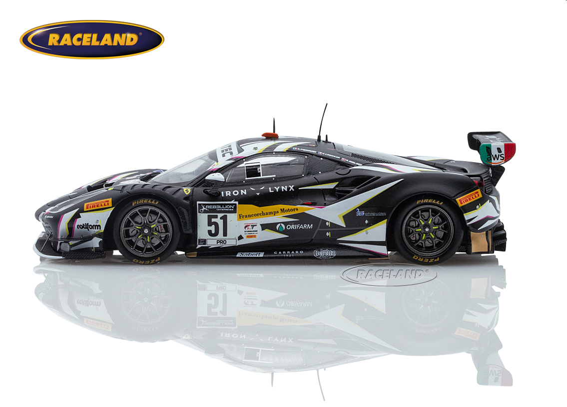 Ferrari 488 GT3 Iron Lynx winner 24H Spa 2021
