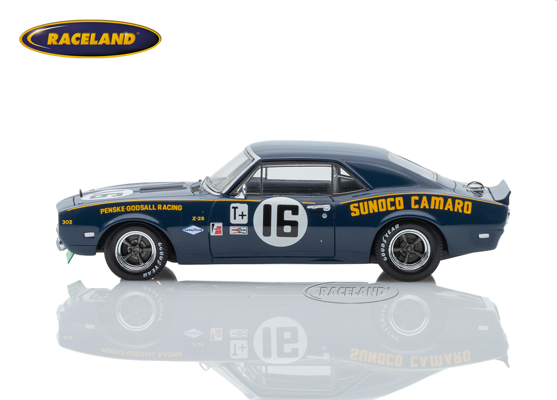 Chevrolet Camaro I Z28 Roger Penske Sunoco 4° 12H Sebring 1968