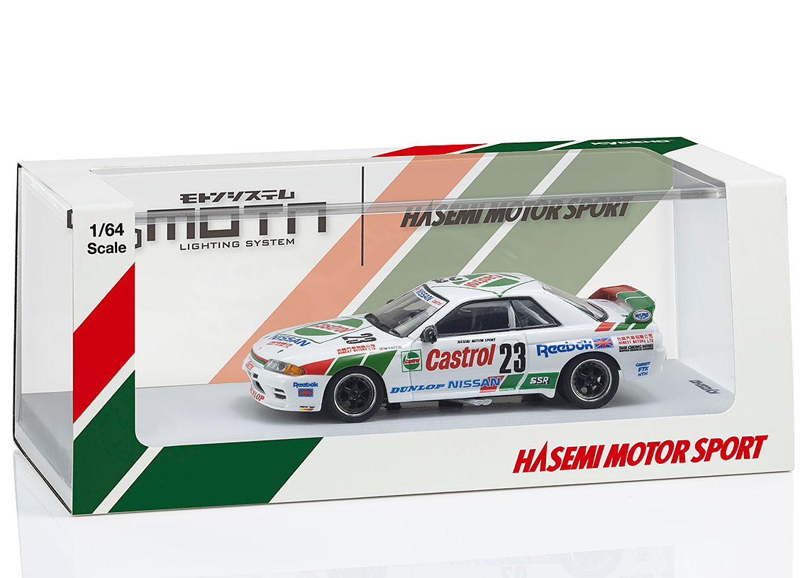 Nissan Sklyine GT-R Gr.A Castrol 1990 - with LED front and rear lights