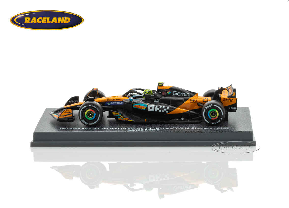 McLaren MCL39 Mercedes F1 3° Abu Dhabi GP World Champion 2025