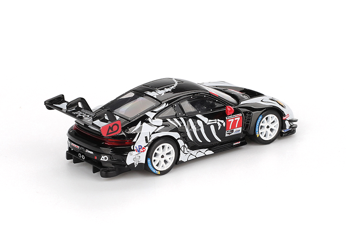 Porsche 911 GT3 R AO Racing Skeleton Rexy Petit Le Mans IMSA 2025