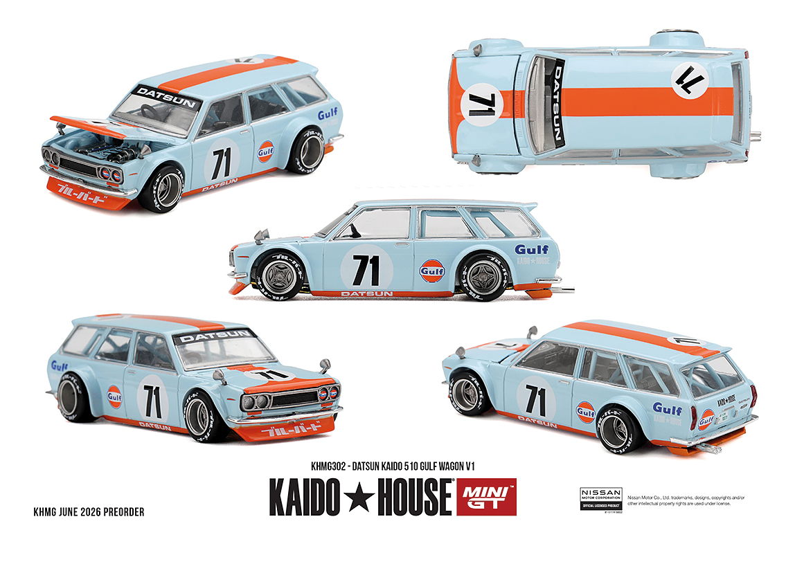 Datsun 510 Gulf Wagon V1 1969