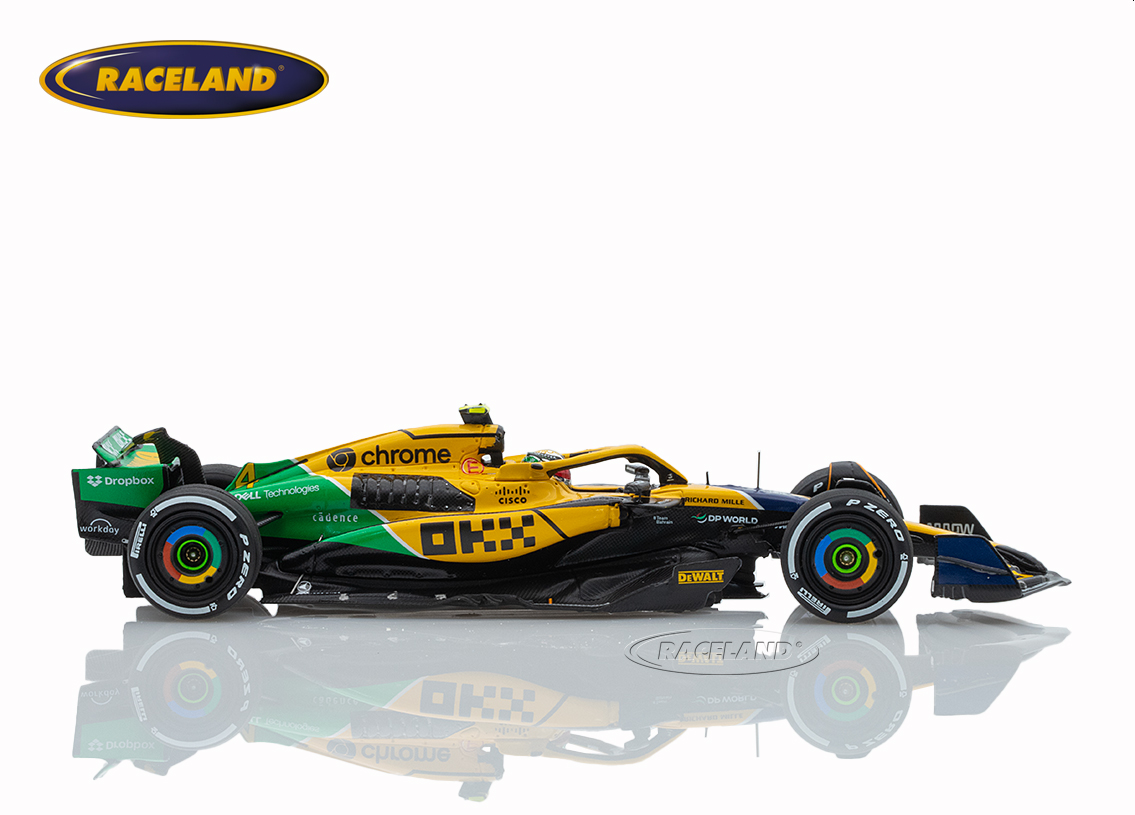 McLaren MCL38 Mercedes F1 Senna livery 4° GP Monaco 2024
