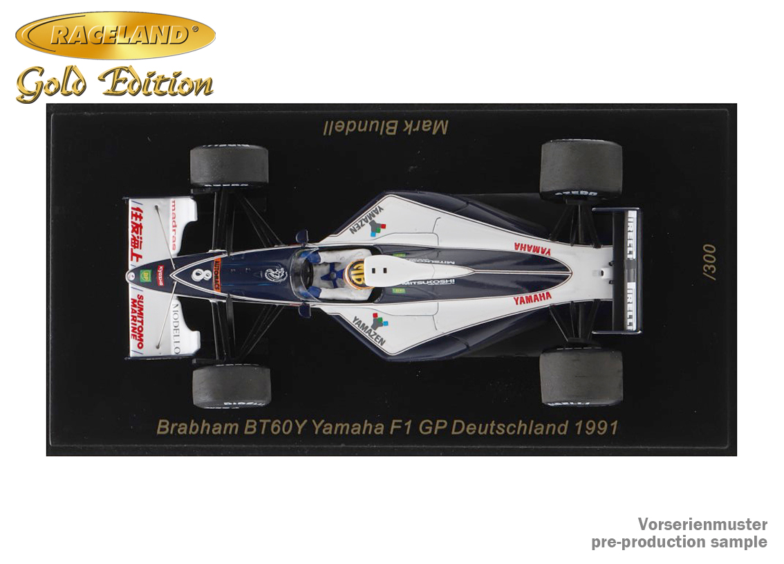 Brabham BT60Y Yamaha V12 F1 Mitsukoshi 12° German GP 1991