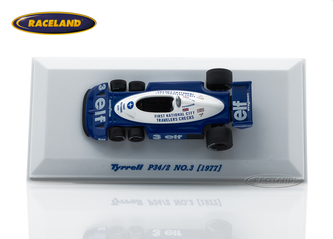 Tyrrell P34/2 Cosworth V8 F1 six wheel elf 1977