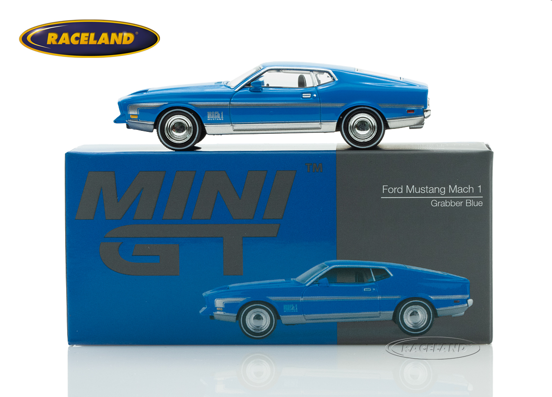 Ford Mustang Mach 1 Grabber 1971 - blue