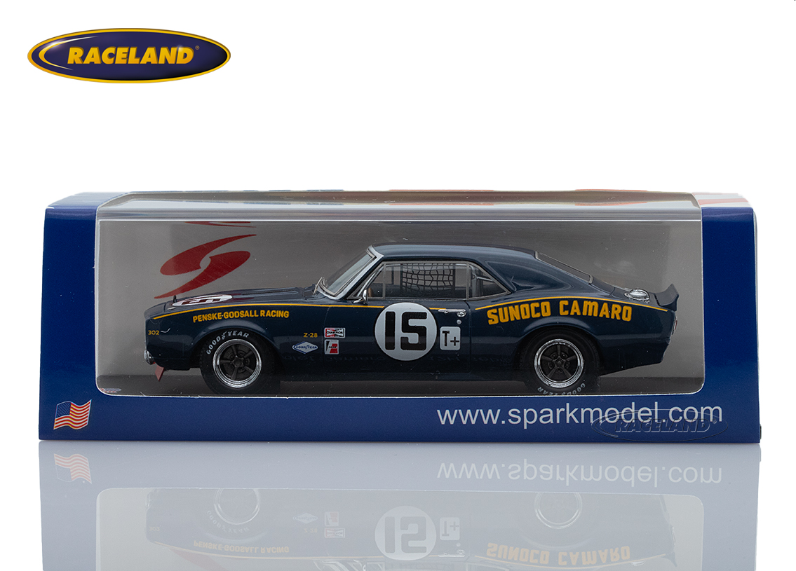 Chevrolet Camaro I Z28 Roger Penske Sunoco 3° 12H Sebring 1968 winner TA5.0