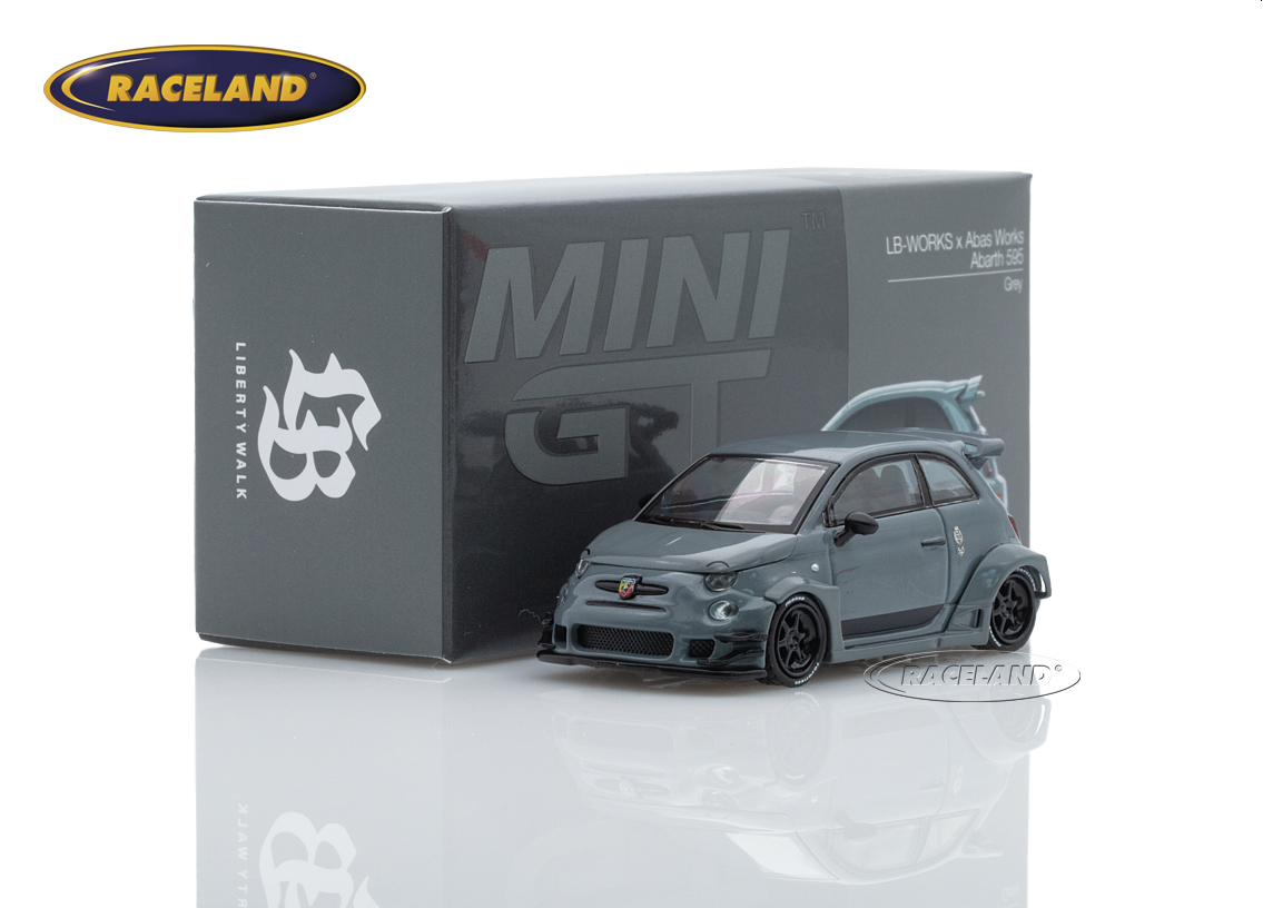 Fiat Abarth 595 LB-Works X Abas Works 2024 - grey