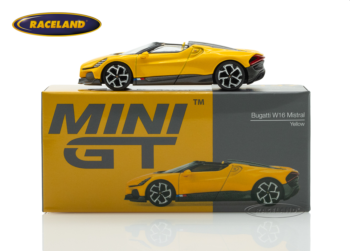 Bugatti W16 Mistral 2023 - yellow