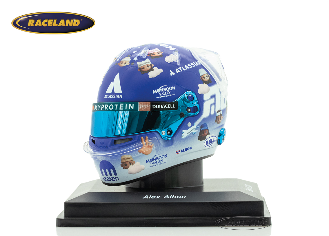 Helmet Team Williams Atlassian Racing British GP 2025