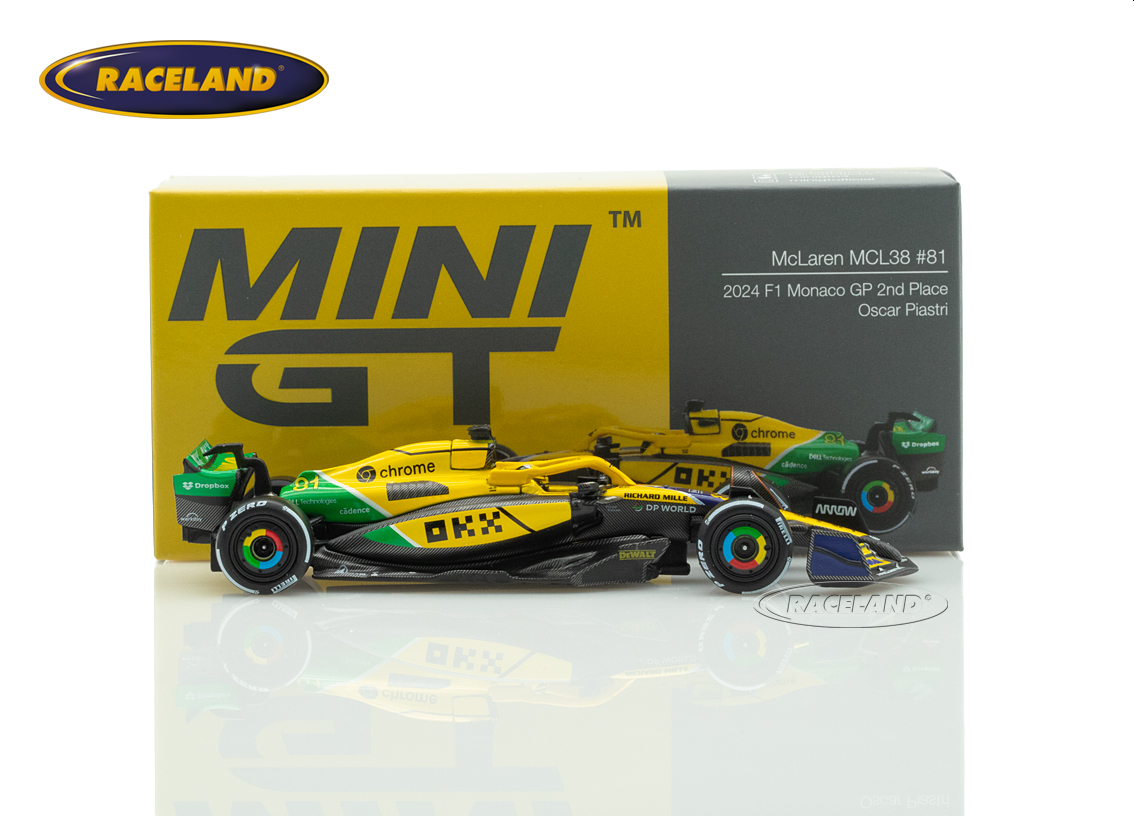 McLaren MCL38 Mercedes F1 Senna Design 2° Monaco GP 2024