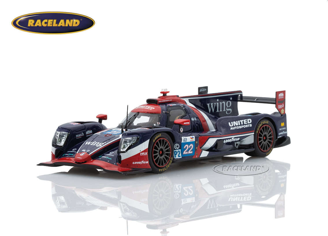 Oreca 07 Gibson United Autosports winner LMP2 15° Le Mans 2024