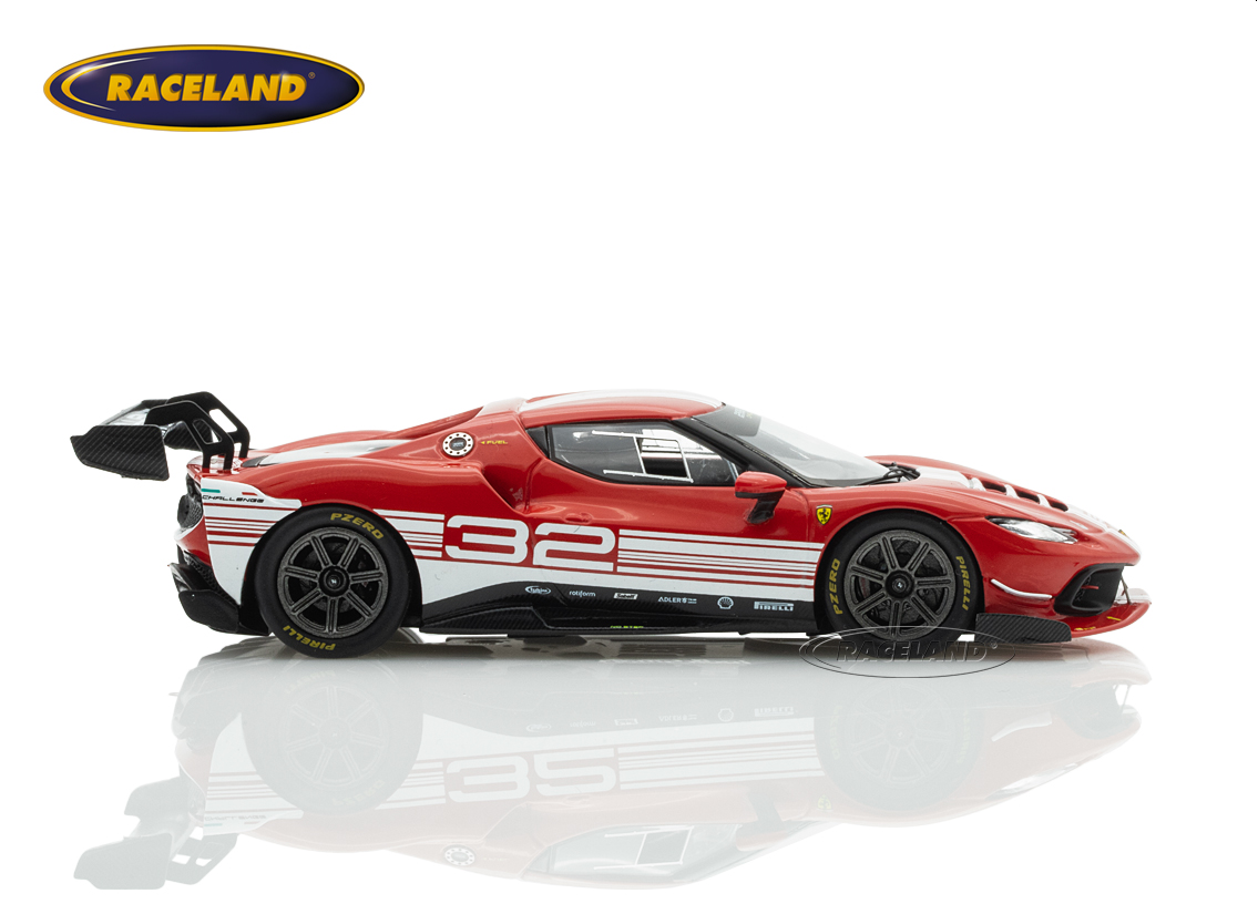 Ferrari 296 Challenge 2023 - red