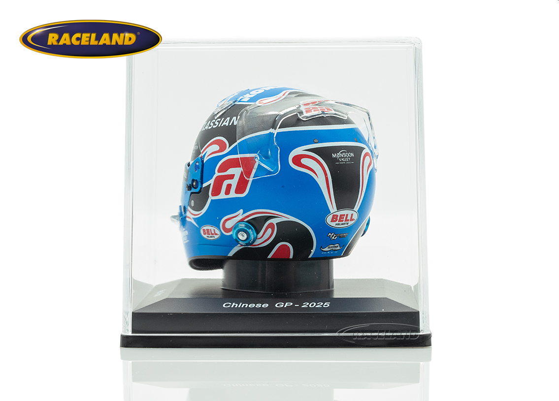 Helmet F1 Team Williams Atlassian Racing Chinese GP 2025