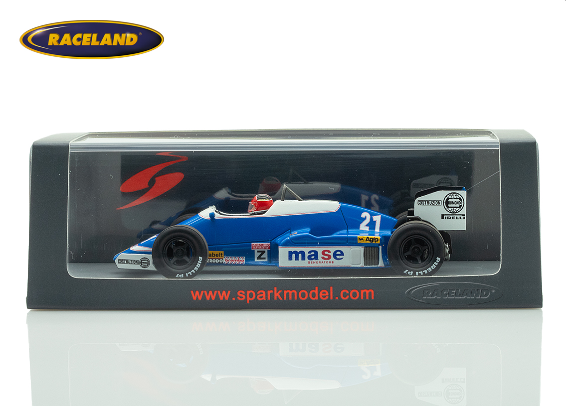 Osella FA1F Alfa Romeo V8 F1 Osella Squadra Corse Brazilian GP 1986