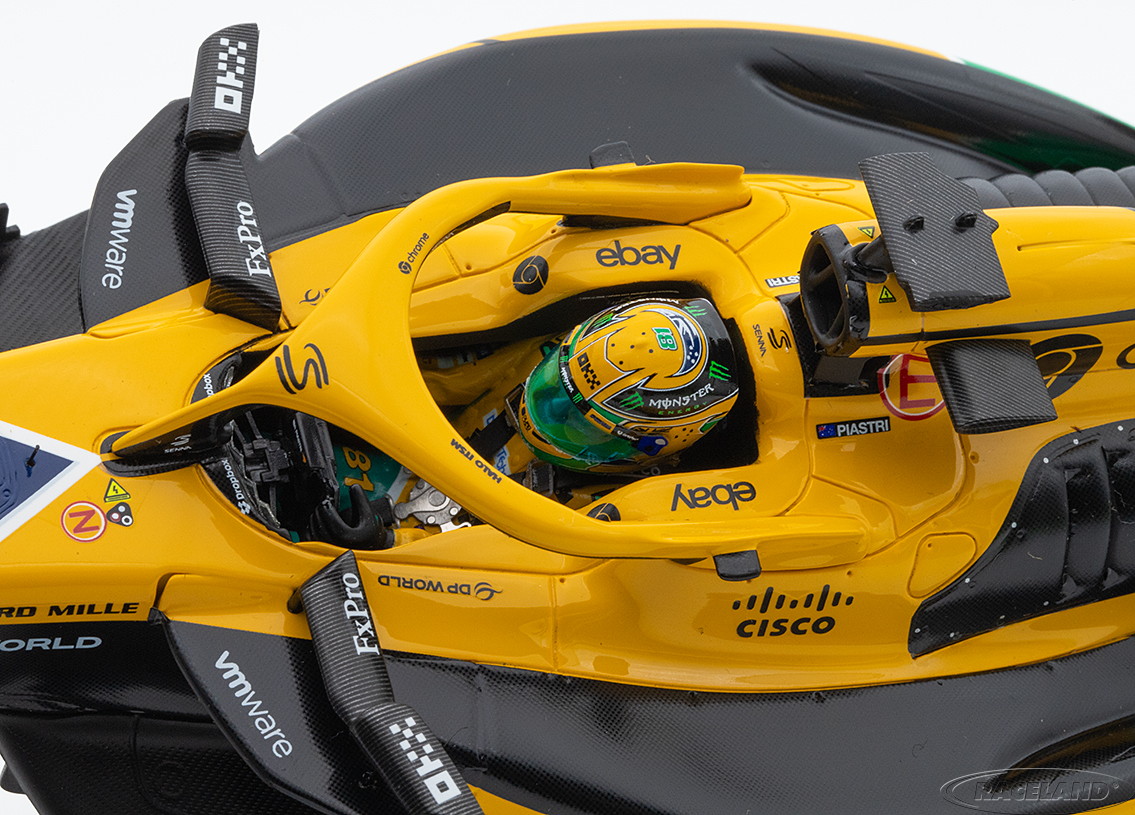 McLaren MCL38 Mercedes F1 Senna livery 2° GP Monaco 2024