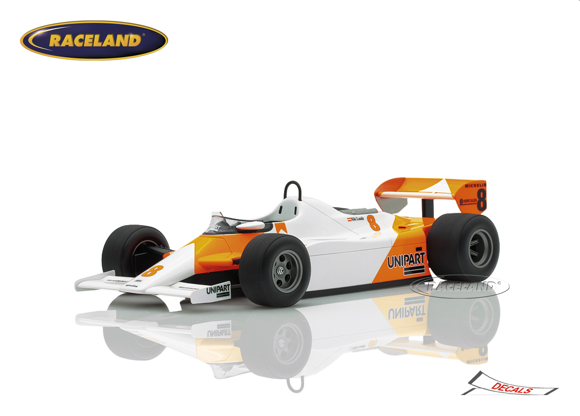 McLaren MP4/1B Cosworth V8 F1 Monaco GP 1982