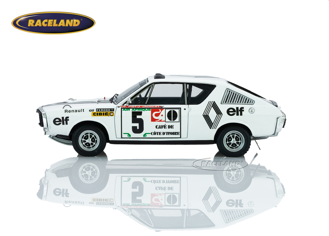 Renault 17 TS Renault elf Bandama Rally Ivory Coast 1973