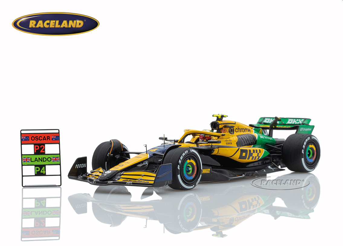 McLaren MCL38 Mercedes F1 Senna livery 4° GP Monaco 2024