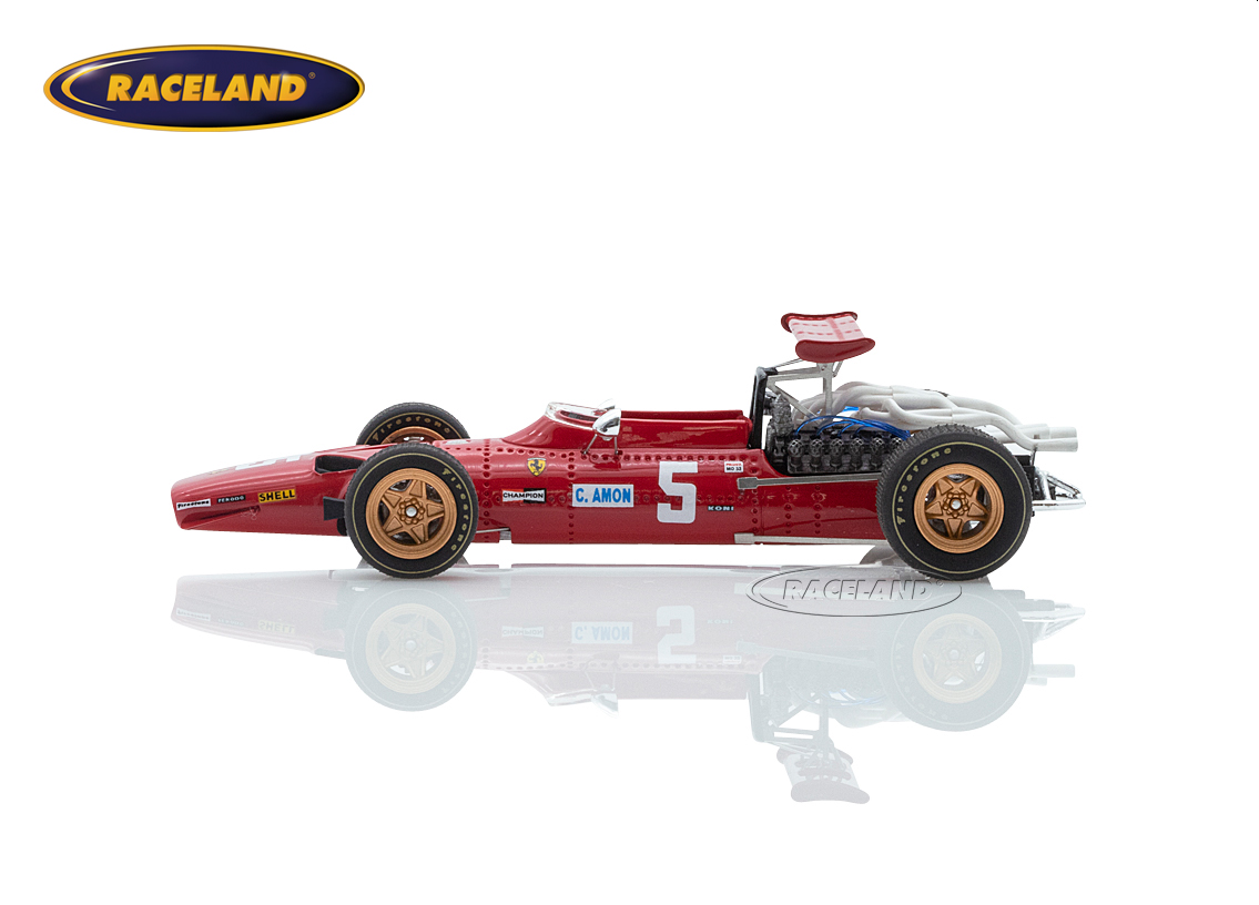 Ferrari 312 F1 Scuderia Ferrari 2° British GP Brands Hatch 1968