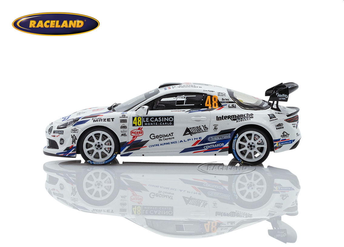 Alpine A110 Rally RGT Froment 15° Rallye Monte Carlo 2022 winner RGT
