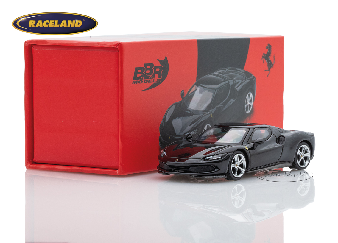 Ferrari 296 GTB Nero Daytona 2024 - black